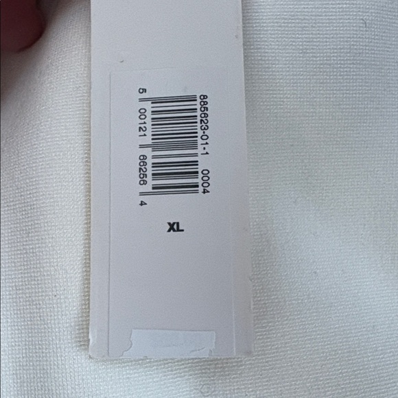 NWT Banana Republic Everywhere Ponte Square Neck Cream Top Sz L (#885623) - Picture 4 of 7